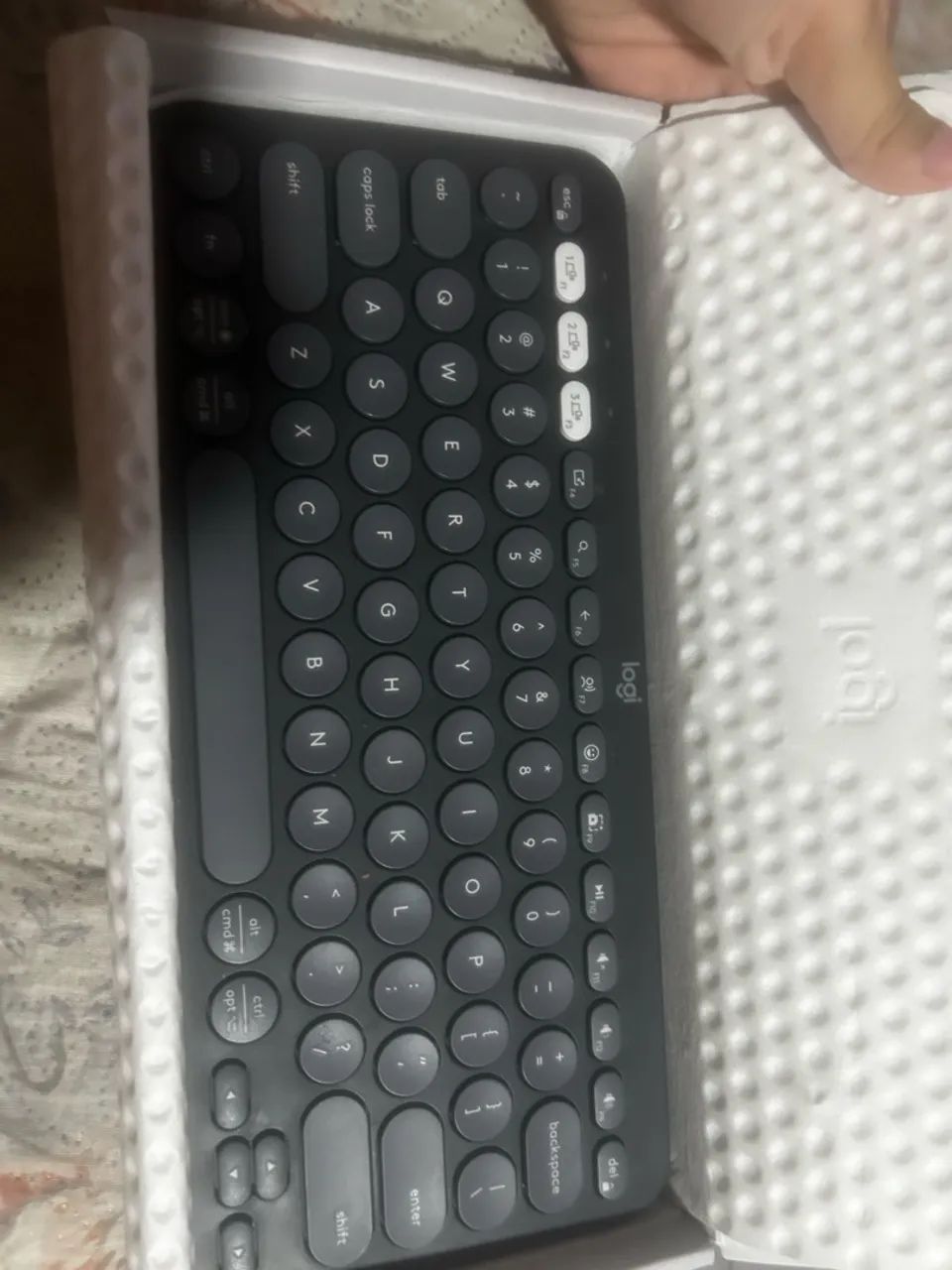 Teclado Logitech Pebble Keys 2 K380s - Bluetooth - Foto 3