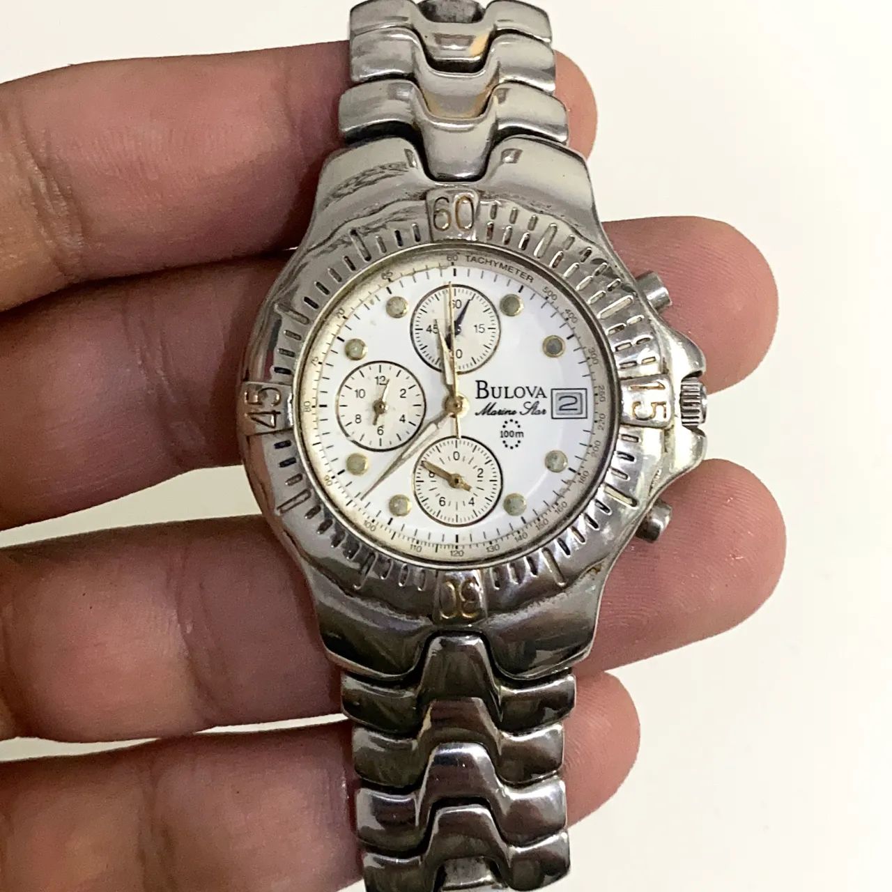 Relógio BULOVA Marine star anos 90 original revisado
