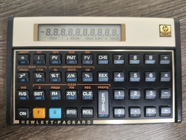 Calculadora Financeiro HP 12C Gold + Capa de Couro legítimo / Pouco Usada sem avarias - Foto 4