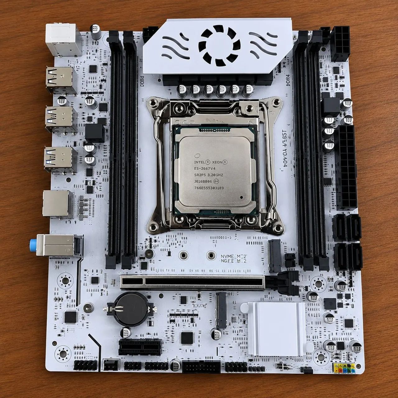 Processador  e placa mae x99 2667v4 