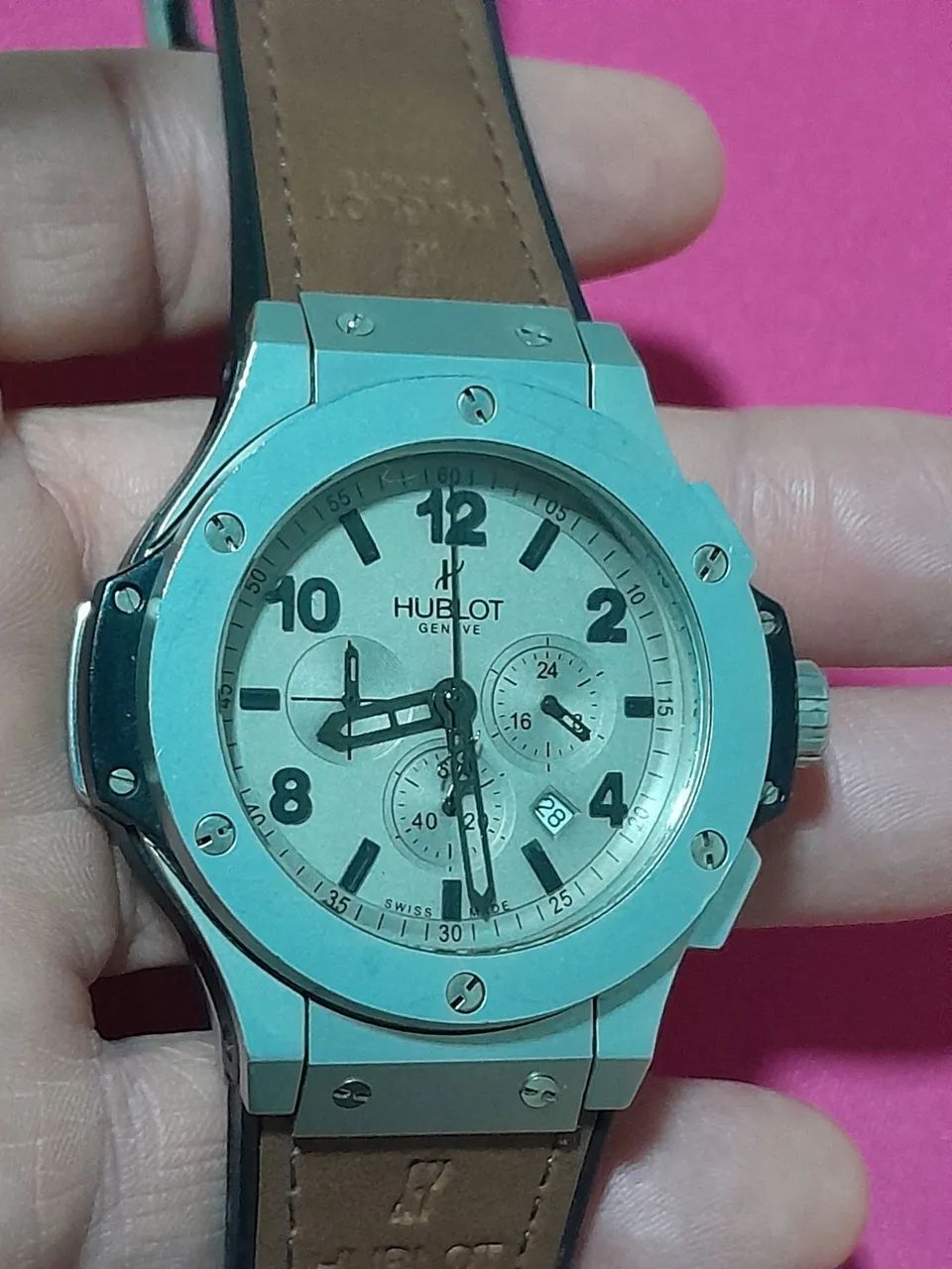 Relógio Quartz Hublot Geneve  - Foto 4