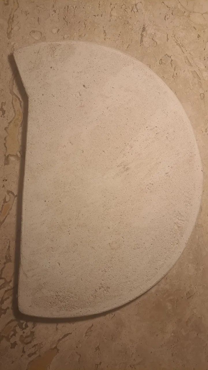 Bandeja de concreto branco meia lua - Foto 2