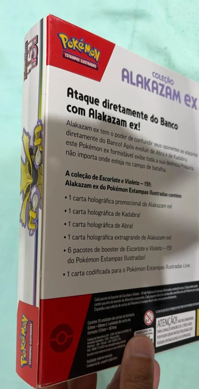 Box Mega Charizard X EX - Pokémon TCG - Lacrado - Copag - Foto 5