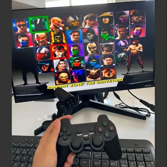game stick 4k retrô 10.000 jogos - Foto 4