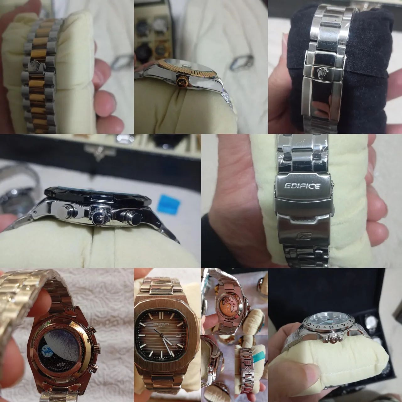 Relógio diesel, bulgari, Casio edifício, patek Philippe, omega, rolex etc  - Foto 3
