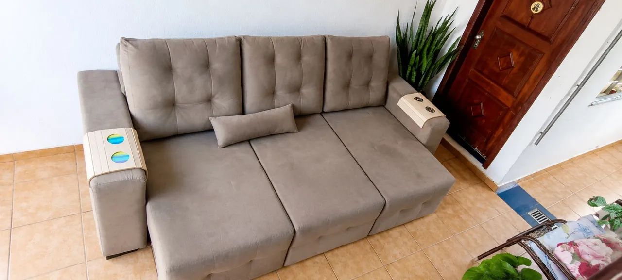 VENDE-SE SOFÁ RETRÁTIL! - Foto 4