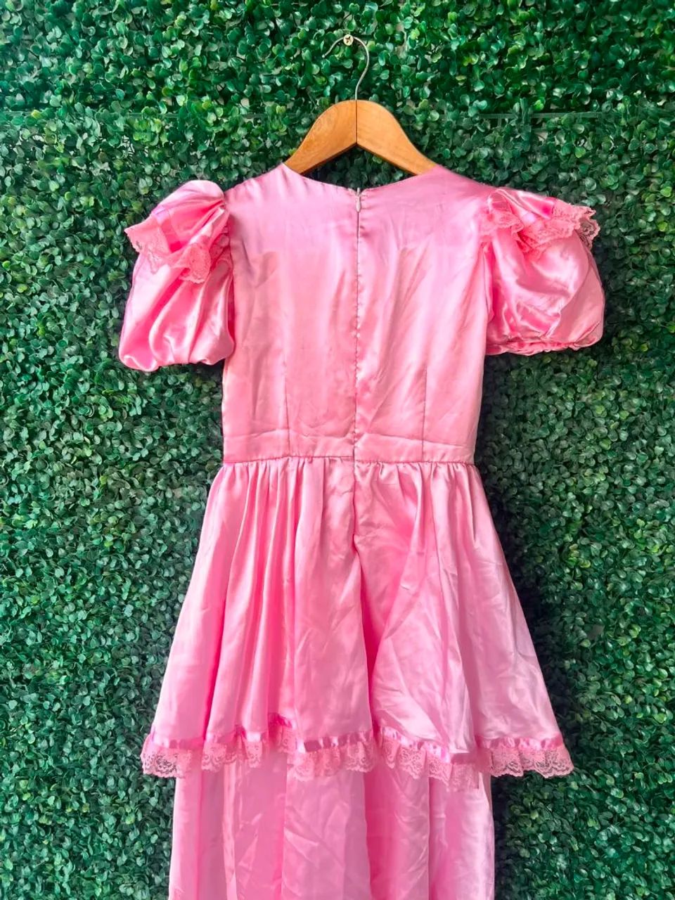 Vestido junino infantil em cetim - Foto 5