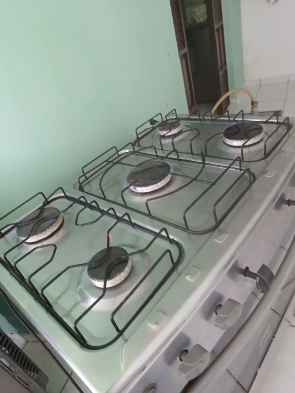 Fogao automático super chamas ótimo 
