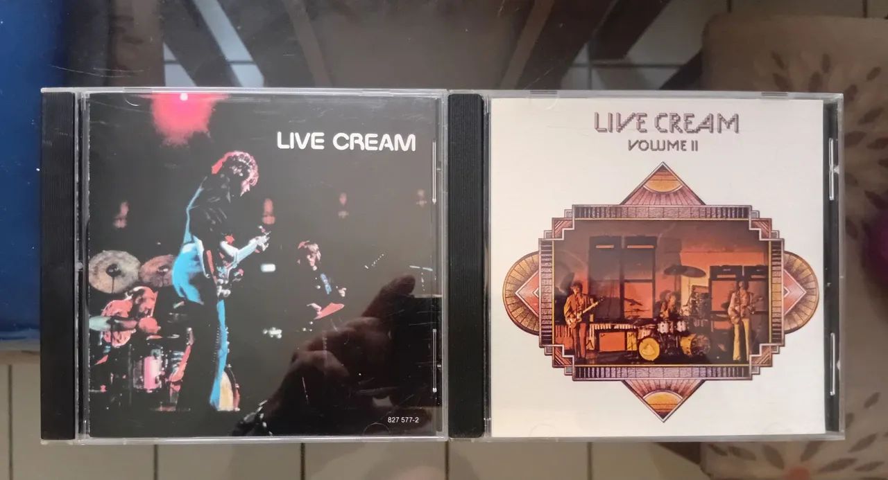Dois CDs Cream -  live I e live II ( Eric Clapton)
