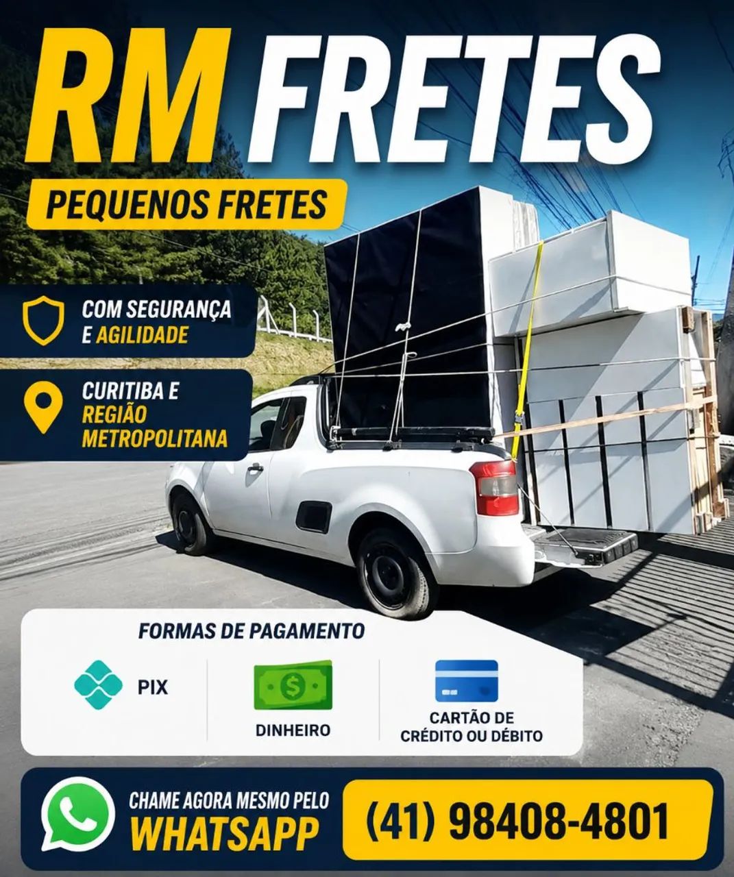 Pequenos fretes RM Chame 