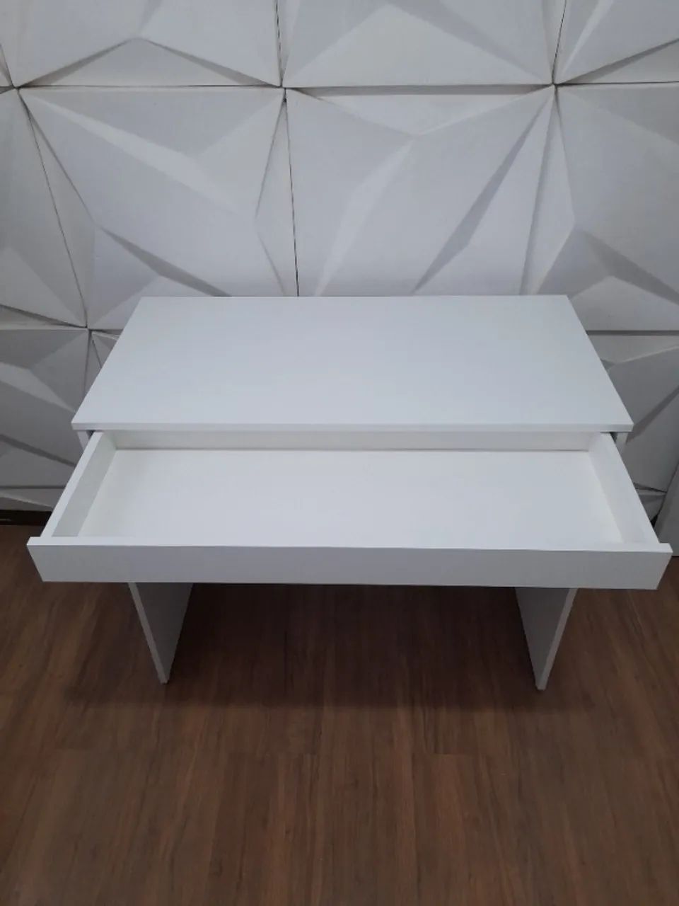 Mesa Moderna Com Gaveta 100% MDF