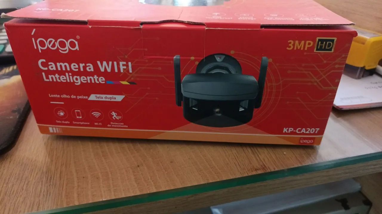 Câmera de segurança com 2 cam