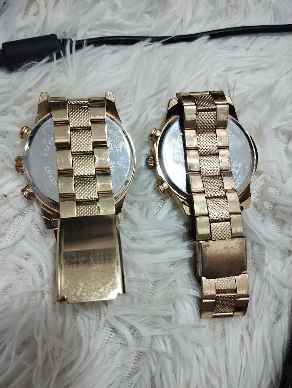 2 Relógios Dourados  - Foto 2