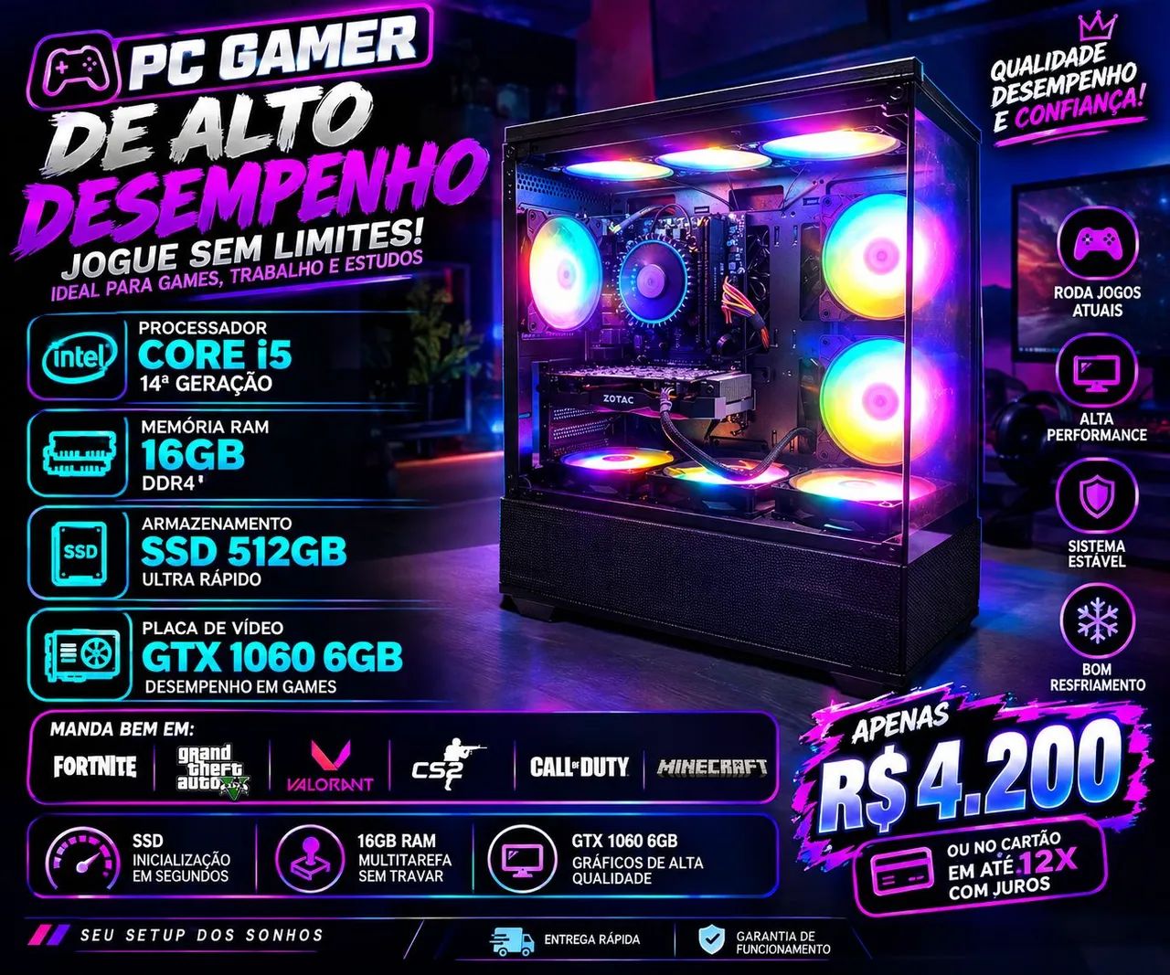 PC GAMER I5 14TH