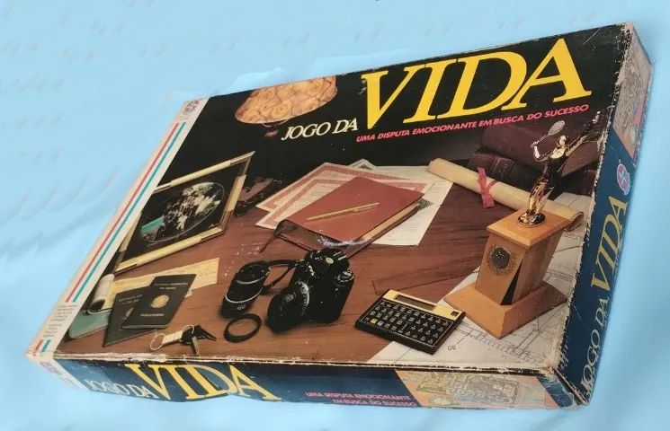 Jogo da Vida - Jogo de Tabuleiro Antigo - ORIGINAL E COMPLETO