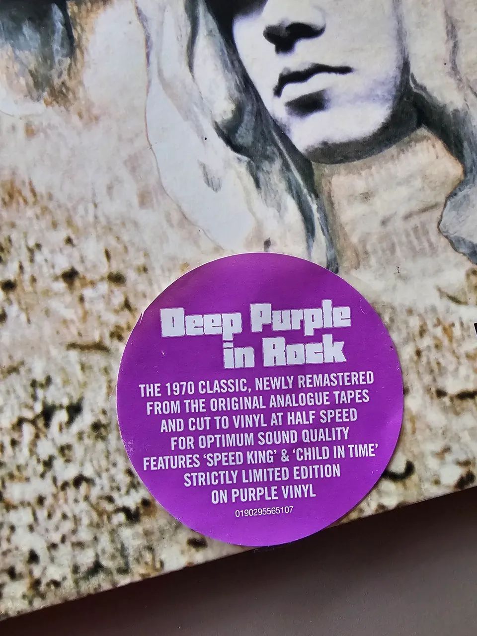 Lp deep purple In rock - remasterizado - disco roxo - CDs, DVDs