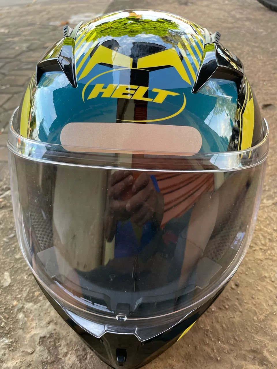 Capacete Helt 1mes de uso top - Foto 2