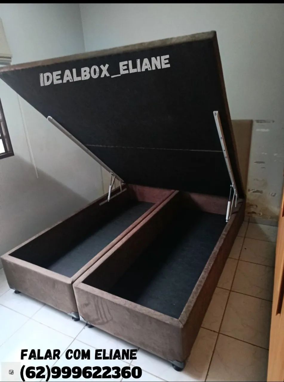 Base box baú Queen - um ano de garantia  - Foto 2