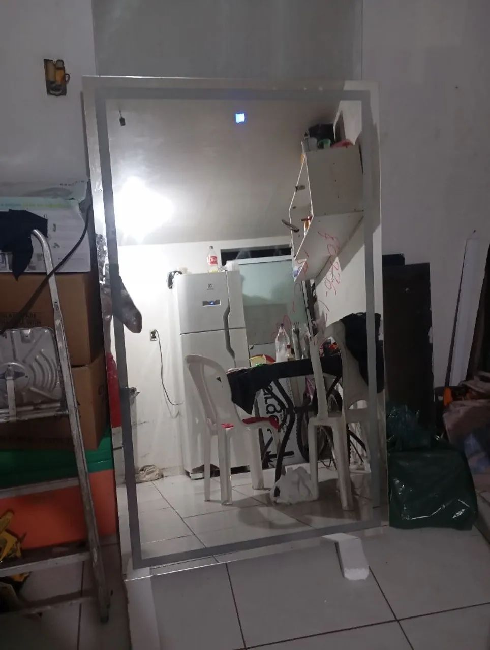 Vendo espelho com led e touch - Foto 2