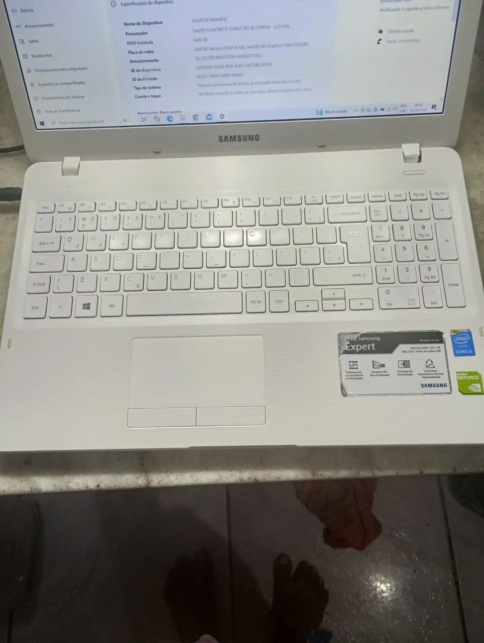 Notebook Samsung core i5 com placa de video - Foto 4
