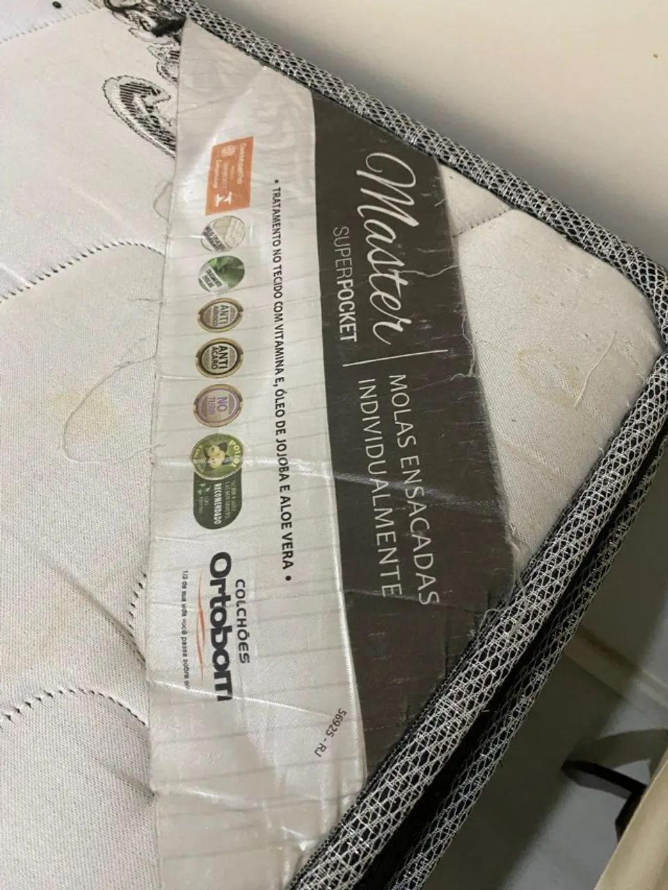 Cama de Casal Baú com Colchão Ortobom - Foto 4