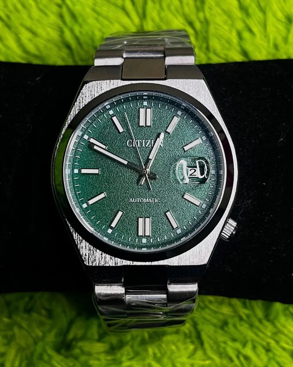 RELÓGIO CITIZEN AUTOMÁTICO [GREEN] - Foto 4