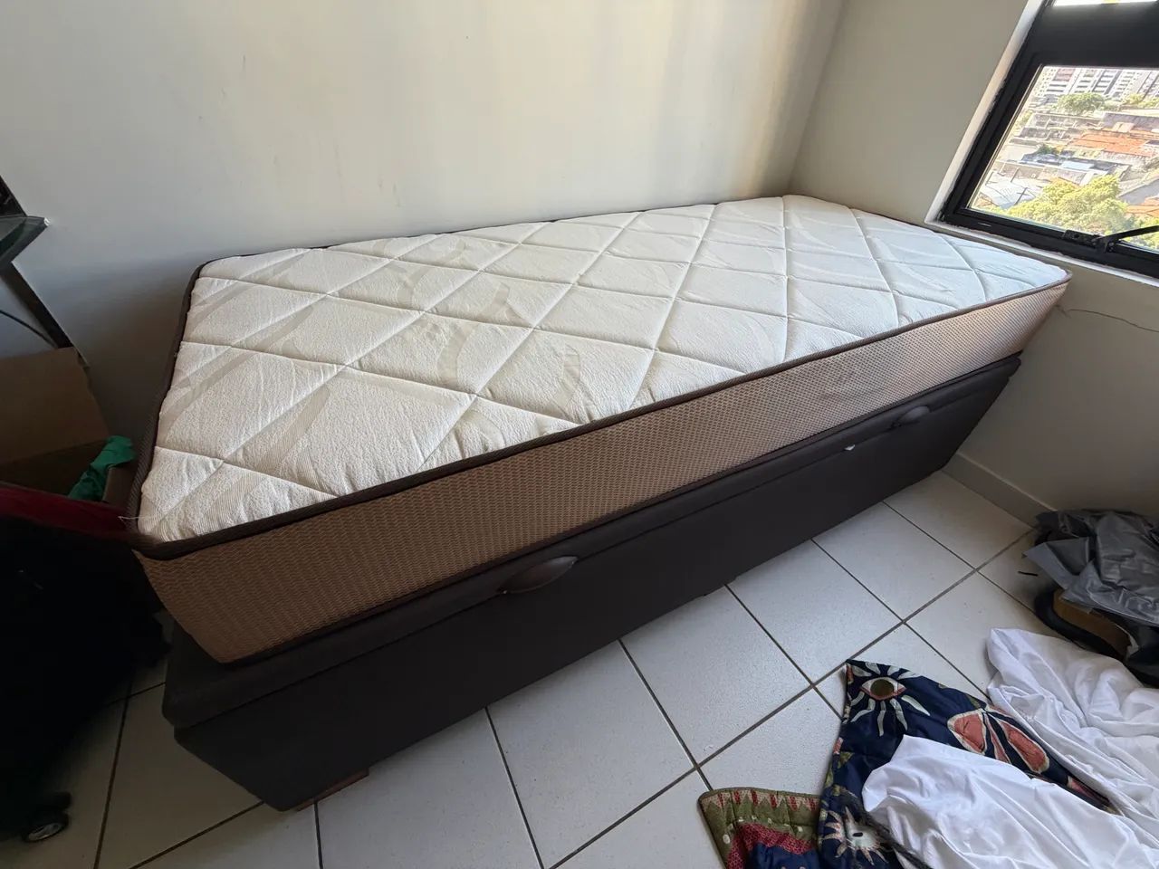 Cama de solteiro Nova C/ baú  - Foto 3