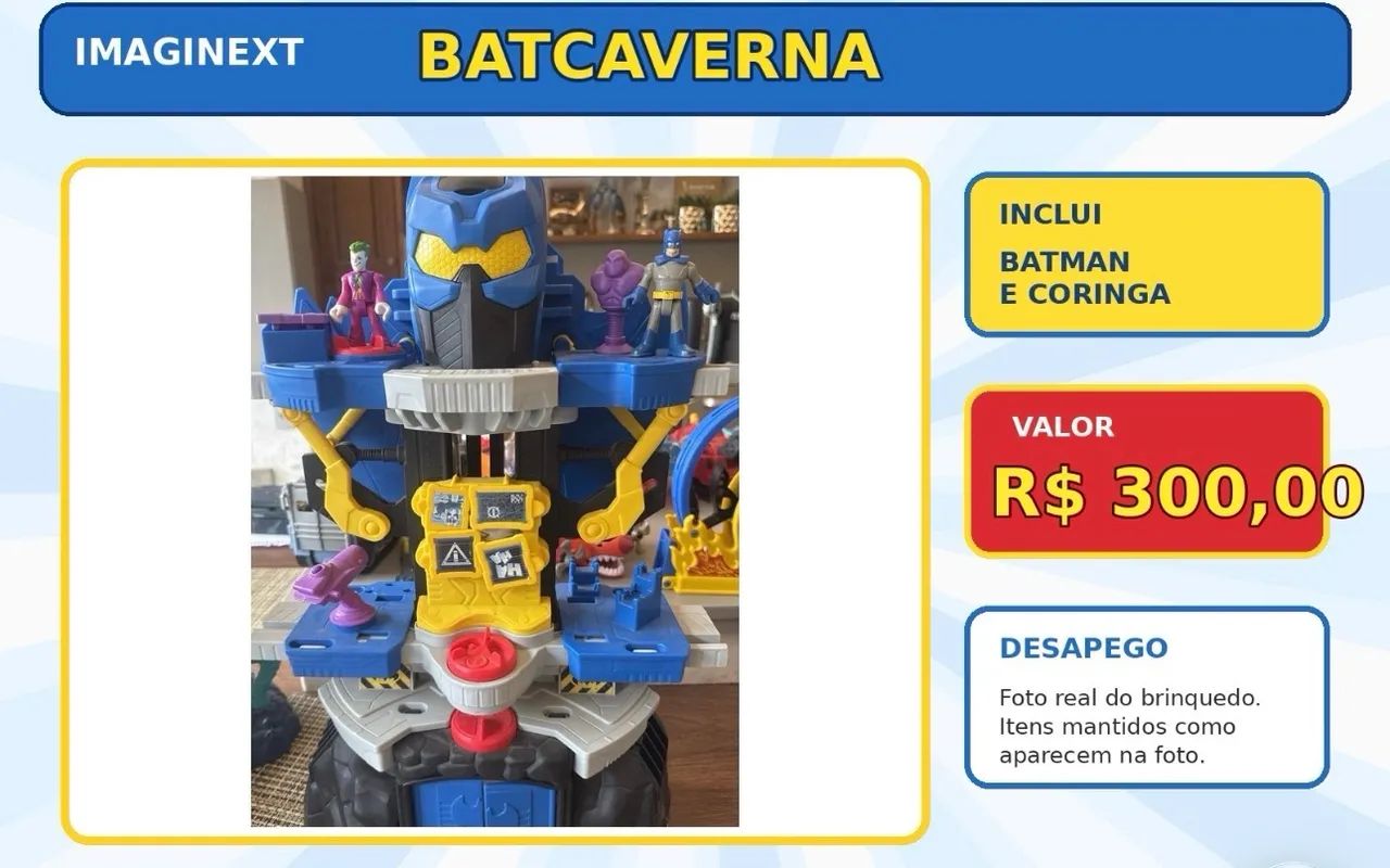 BATCAVERNA IMAGINEXT 
