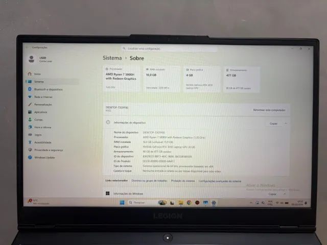 NOTEBOOK GAMER LEGION ? - Foto 3