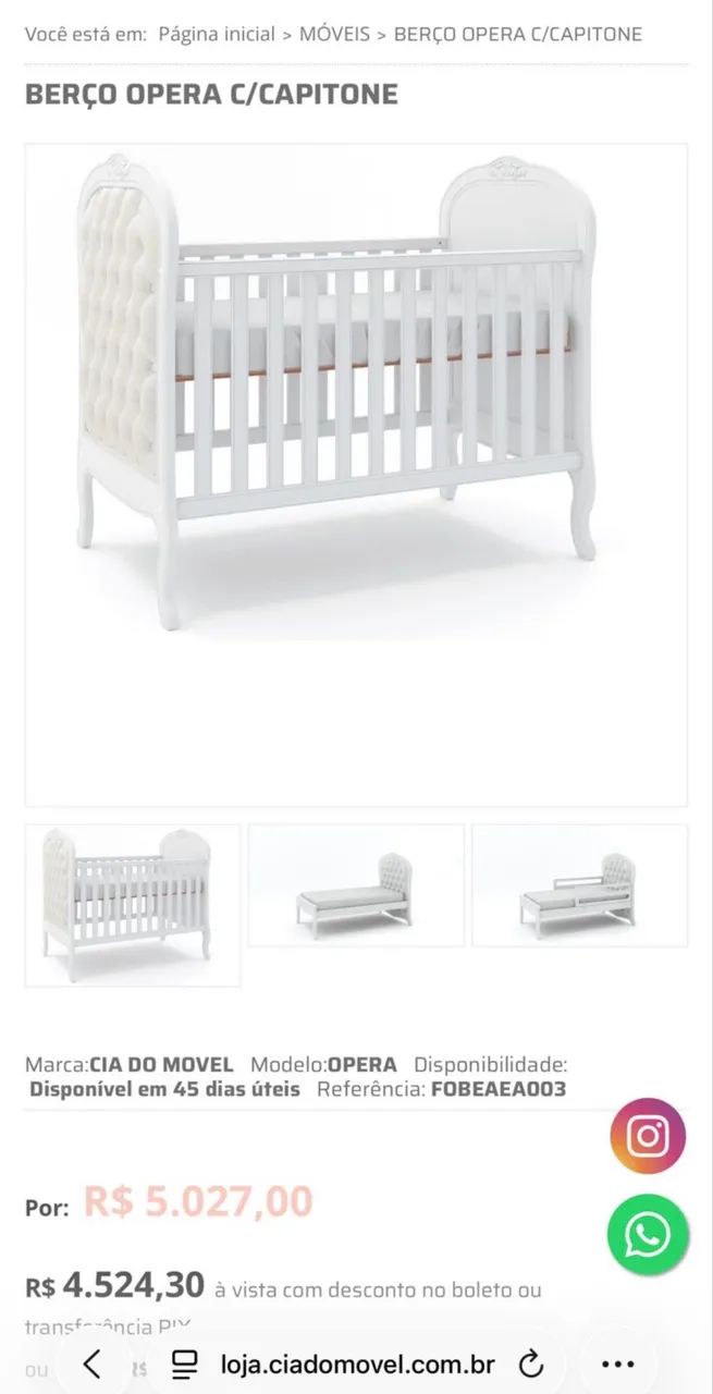 Semi-new Opera Crib65578362623233121