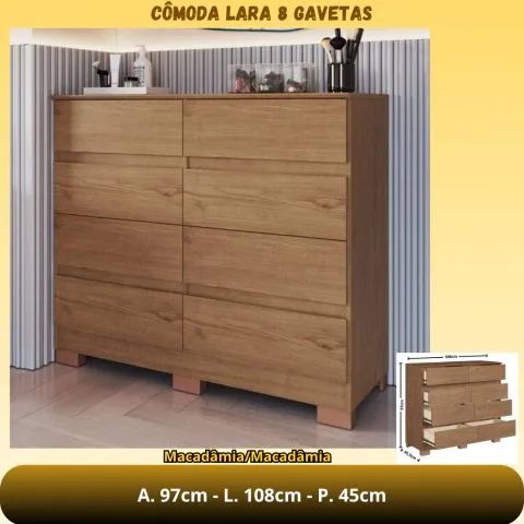 Cômoda LARA 8gv