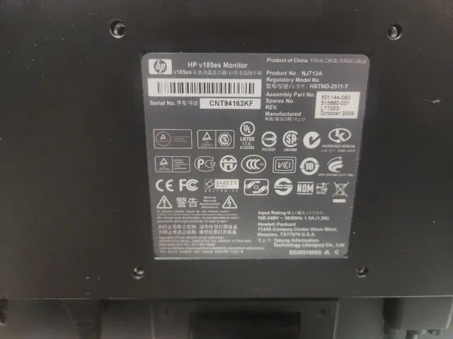 Monitor HP V185es 18,5" LED - Ótimo para Home Office e Estudo - Foto 4