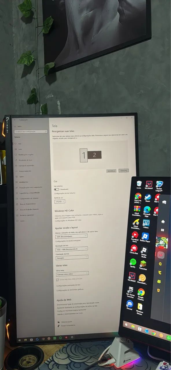 Monitor primetek  27? 180hz com 1 ms  - Foto 5