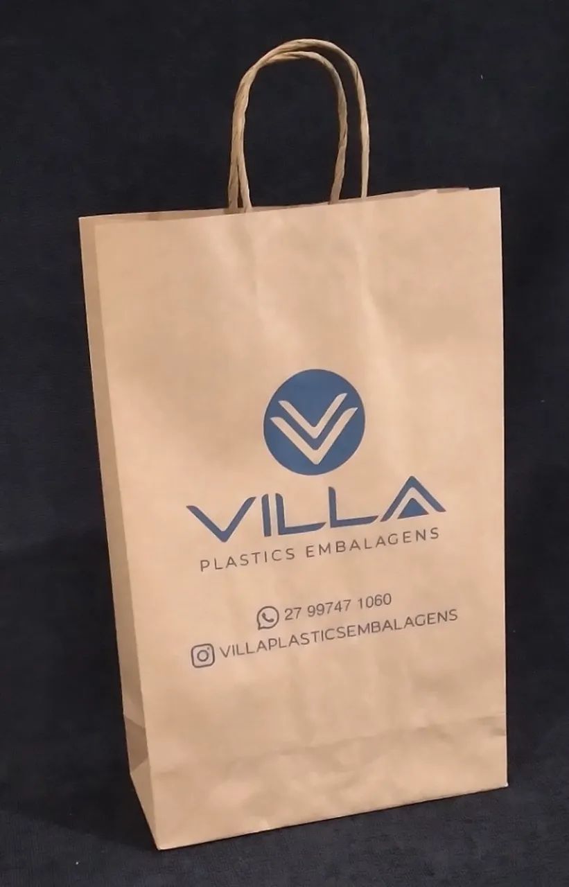 Bolsa de Papel Personalizada 120g (Ikonne - Tel *) - Foto 2
