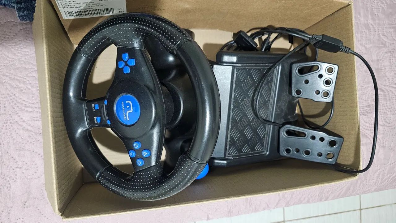 Volante e pedal para jogos multilaser  - Foto 3