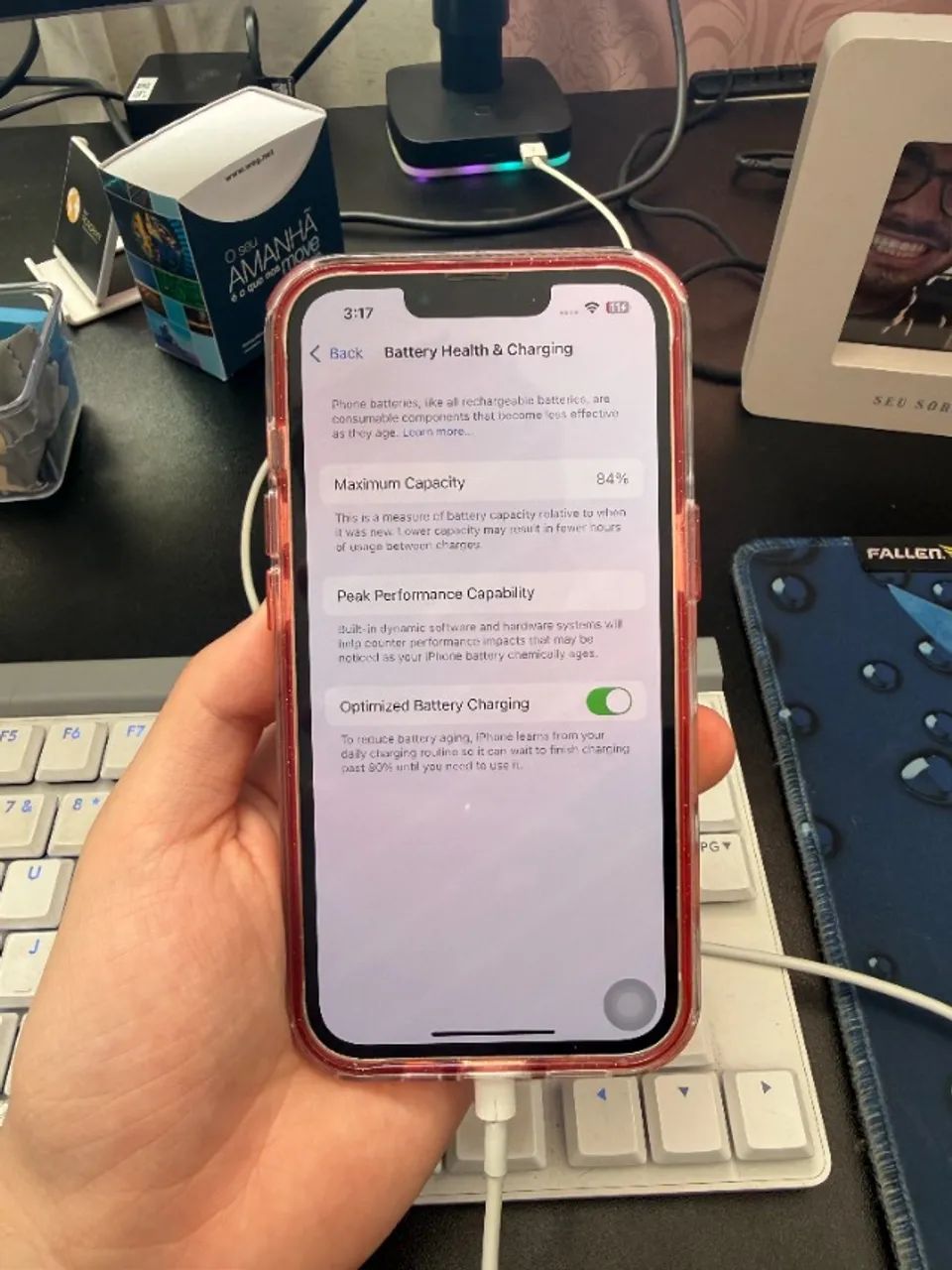 ? iPhone 13 - Branco 128 GB ?84% - Foto 3