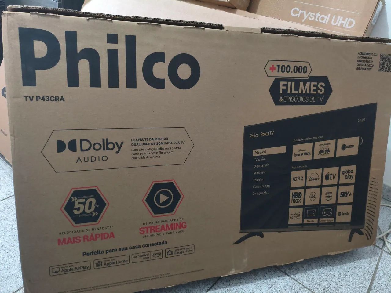 SMART TV PHILO 43" LACRADA COM NOTA E GARANTIA DE FÁBRICA  - Foto 2