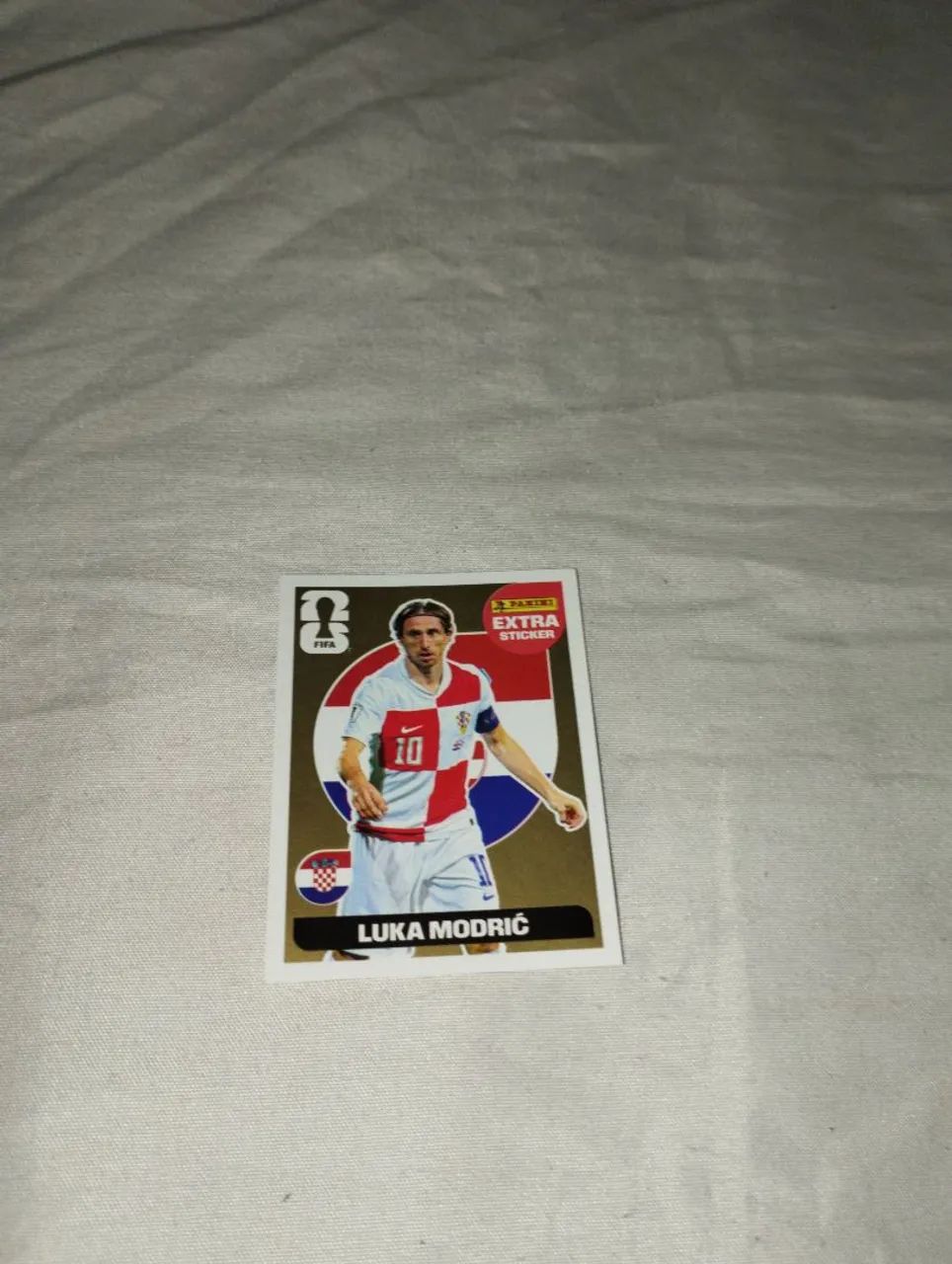 Figurinha legend do Modric ouro da copa do mundo de 2026