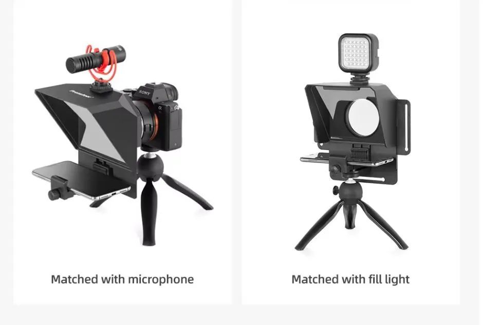 Teleprompter Pronstoor para celular e câmeras dslr. - Foto 3