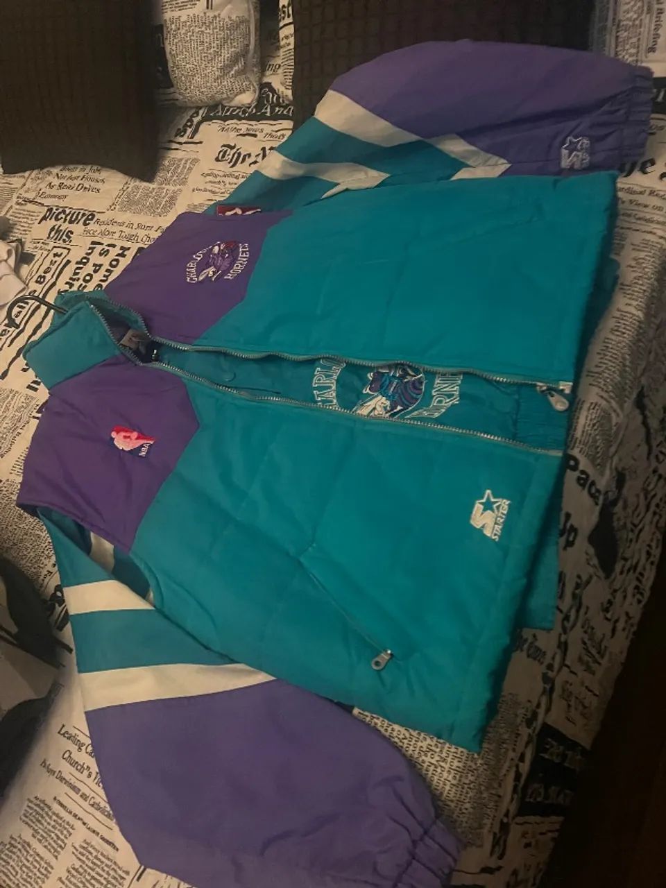 Jaqueta charlotte Hornets starter original  - Foto 5