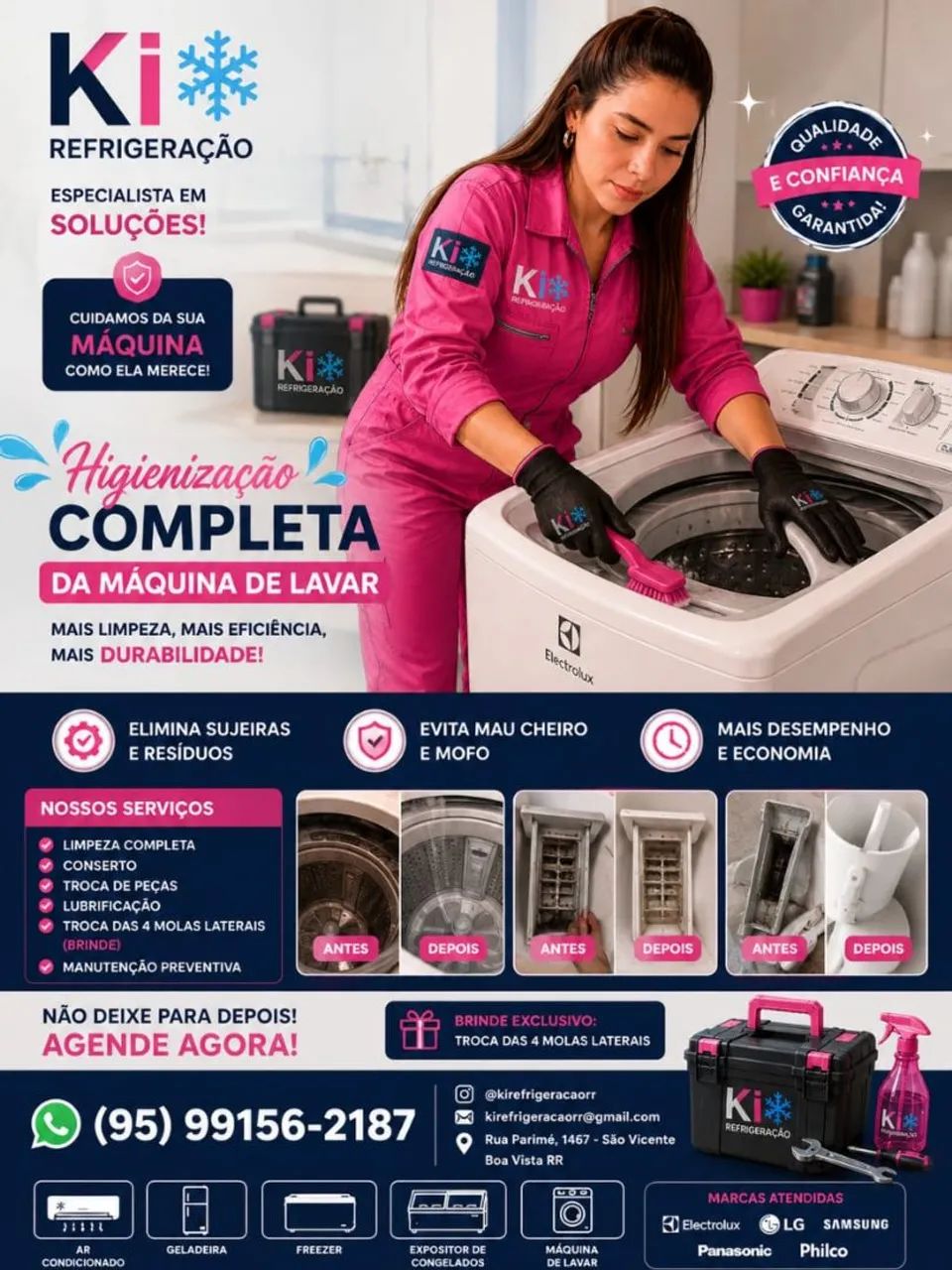 Conserto de máquina de lavar 