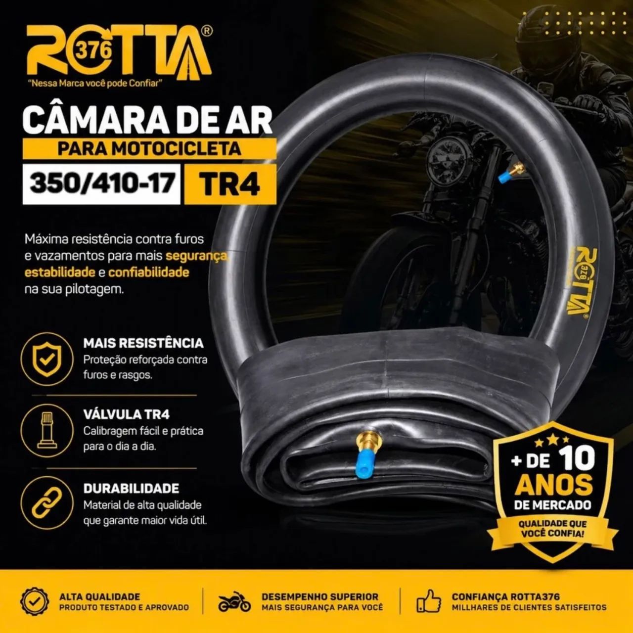 Câmara de Ar Bros 150/ Xre190/ Falcon Nx4 - Foto 2