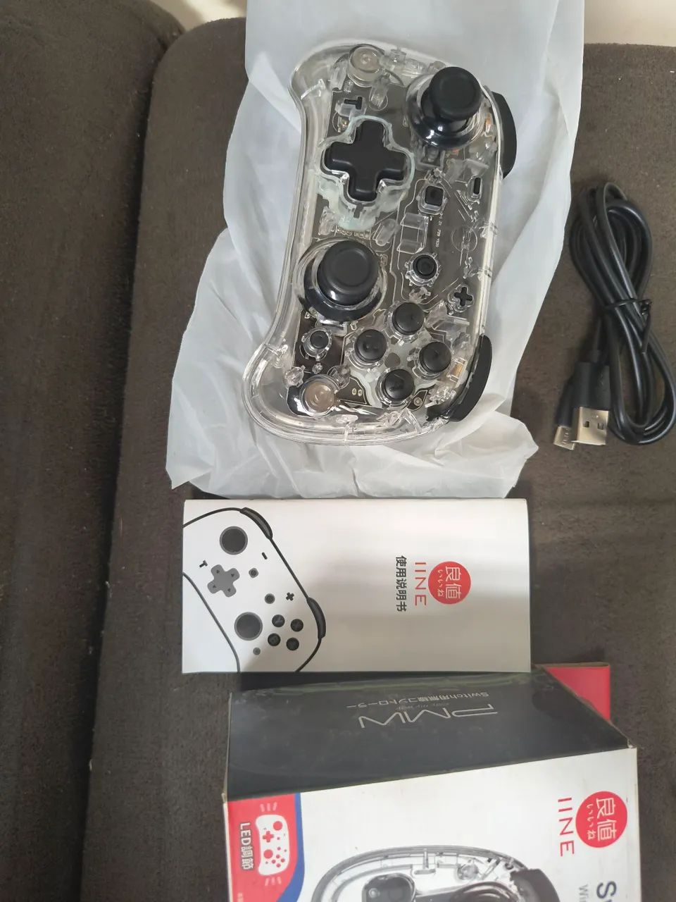 Controle RGB  Pro Controller para Nintendo Switch - Foto 3