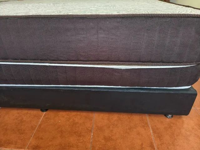 Cama de casal com colchão Ortobom Linha Ouro - Foto 3