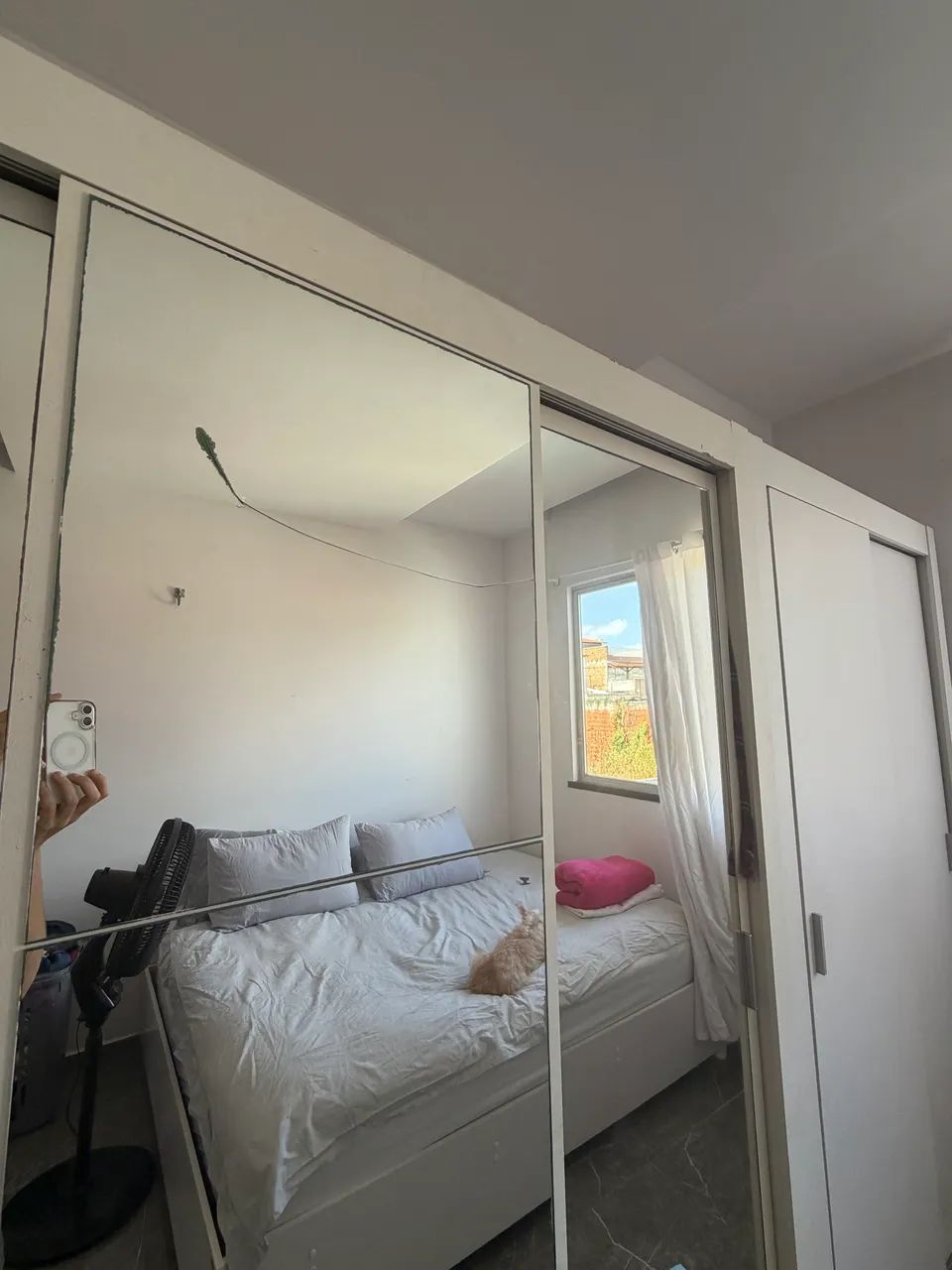 Guarda roupa casal com espelho - Foto 4