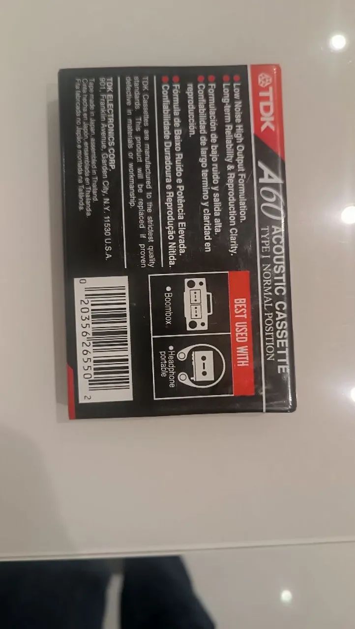 Fita K7 lacrada  - Foto 2