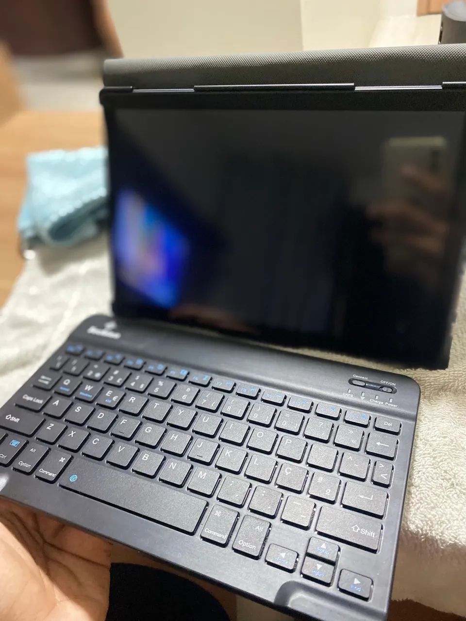 Tablet Techino 128GB + Capa e Teclado Bluetooth | Seminovo - Foto 4