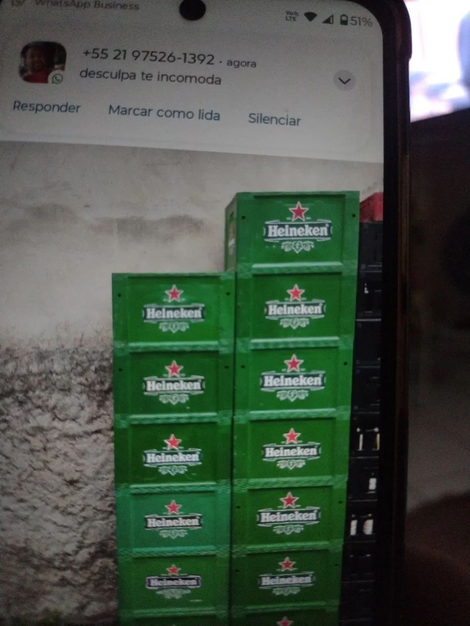 caixas de 600 ml da Haineken  - Foto 2