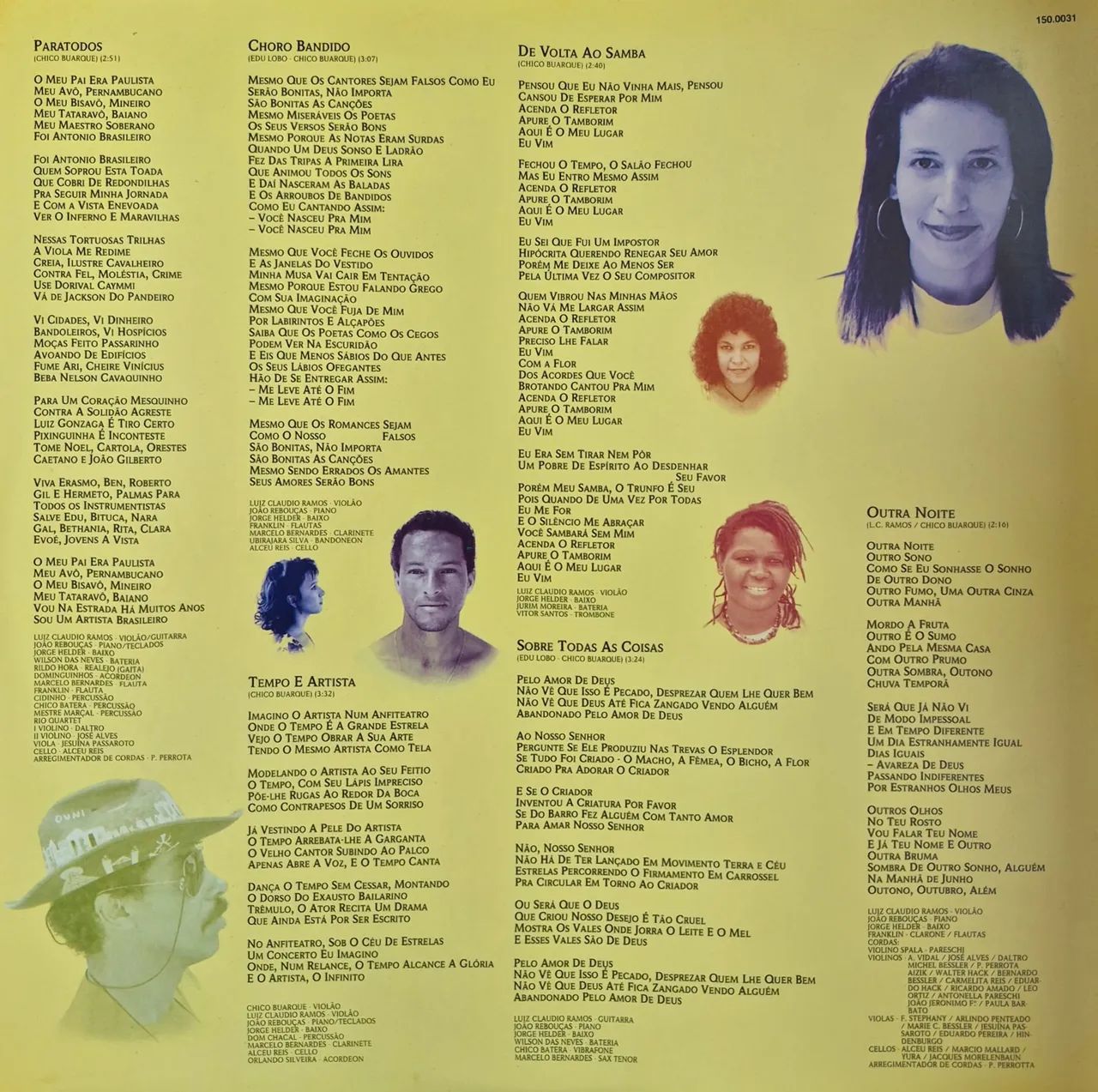 LP de Vinil Chico Buarque - Paratodos (1993) - Foto 4