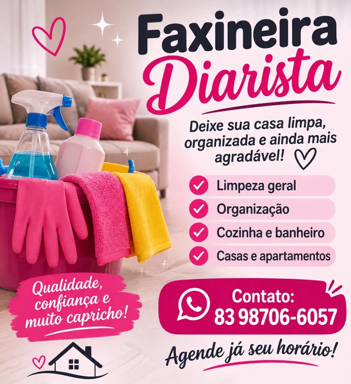 Faxineira diarista 